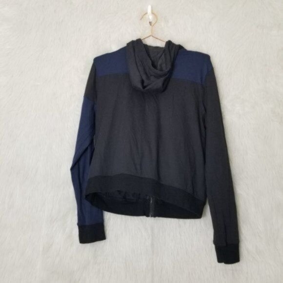 Alala Mesa Zip-Front Color Block Full Zipper Front Jersey Hoodie Women's Large - Picture 3 of 13